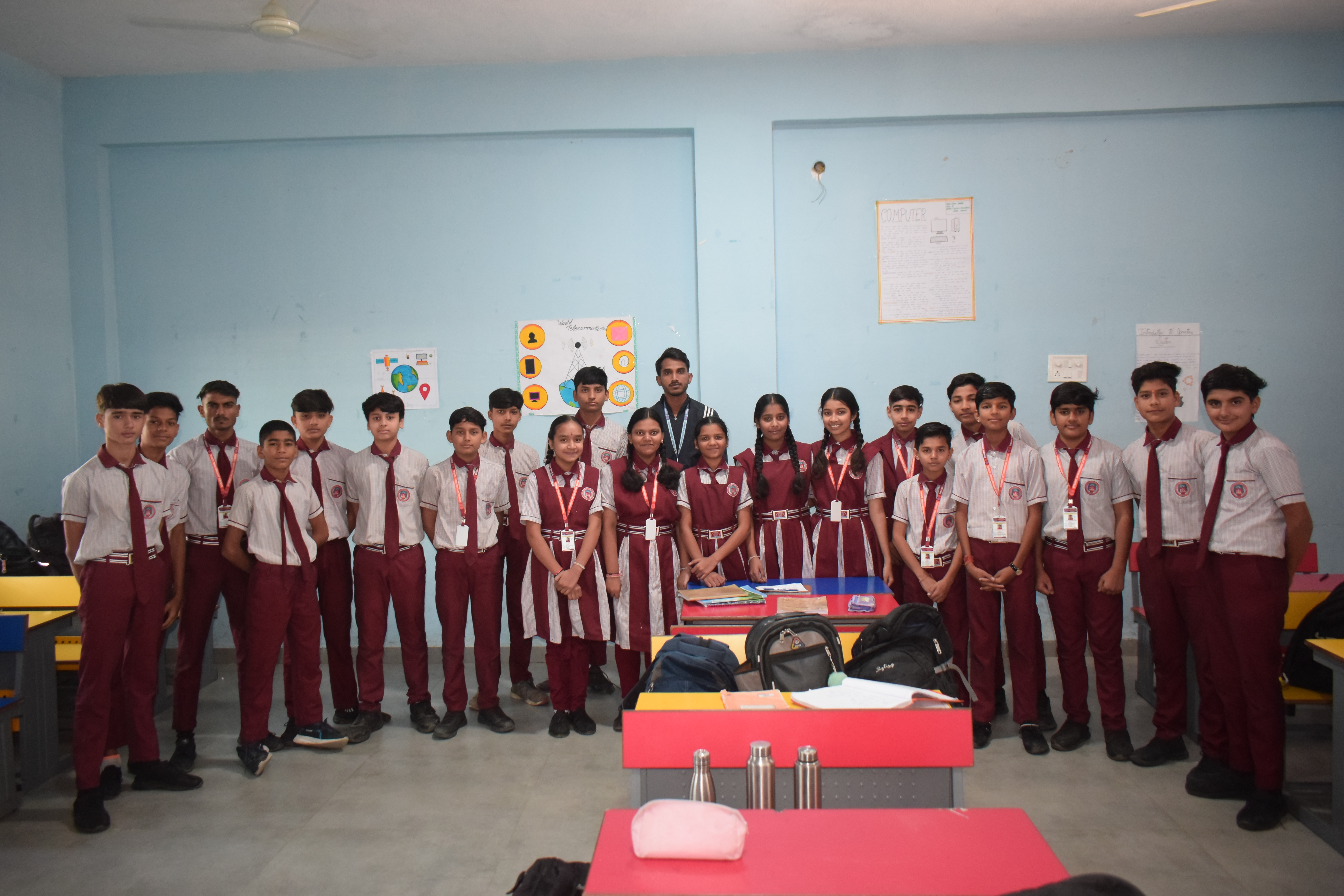 Students Learning in Class